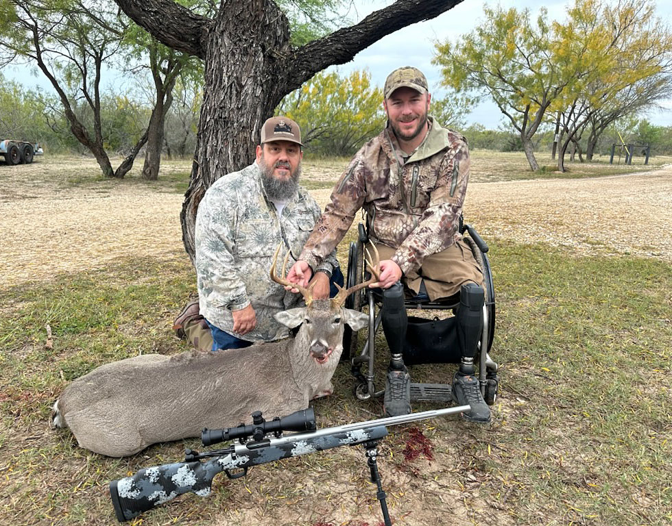 two veterans with successful hunt