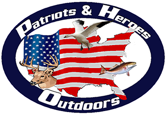 Patriots & Heroes Outdoors logo back to home